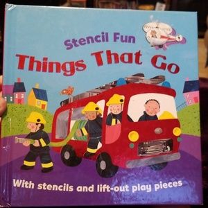 Stencil Fun things that go book